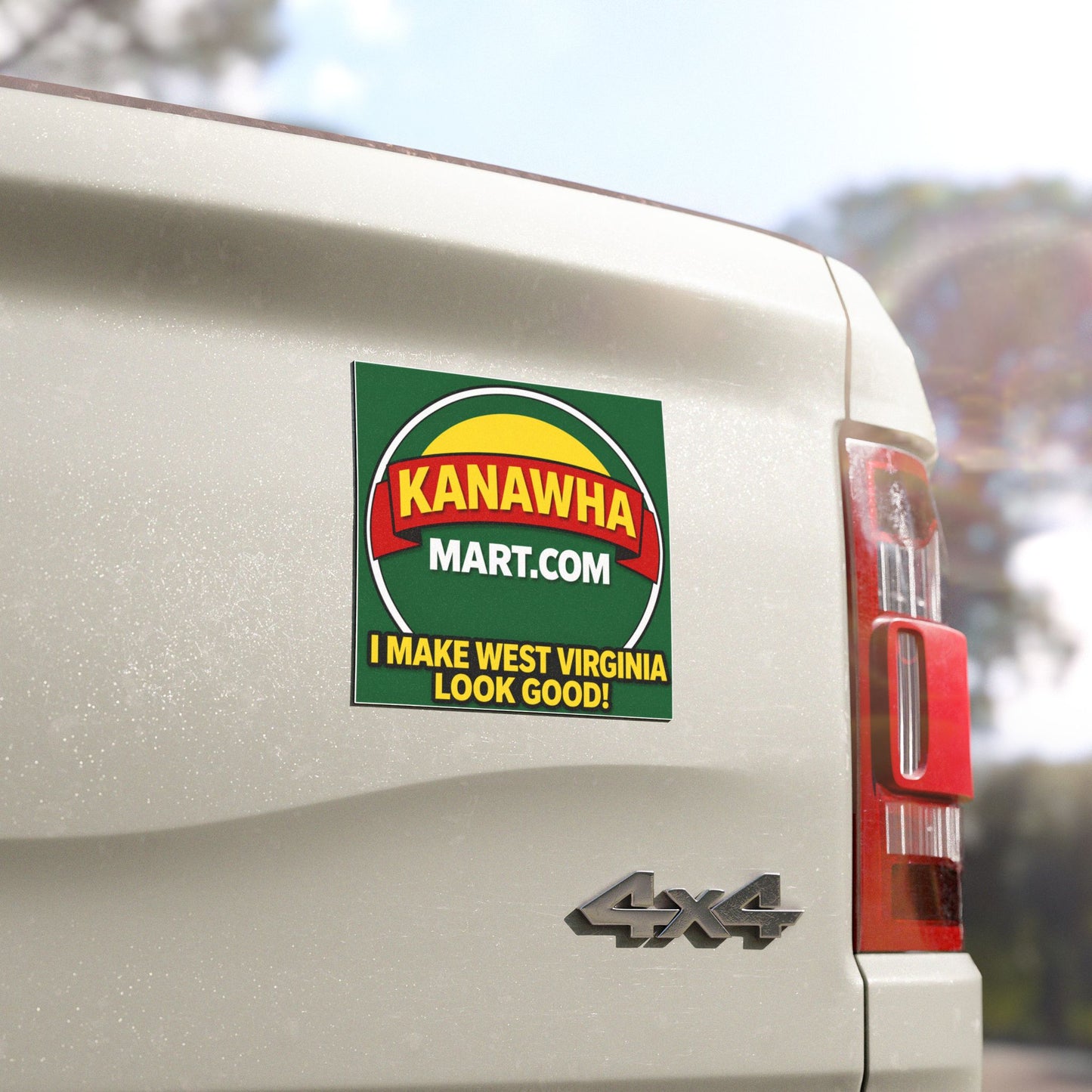 KanawhaMart.com Car Magnet — "I Make West Virginia Look Good!"