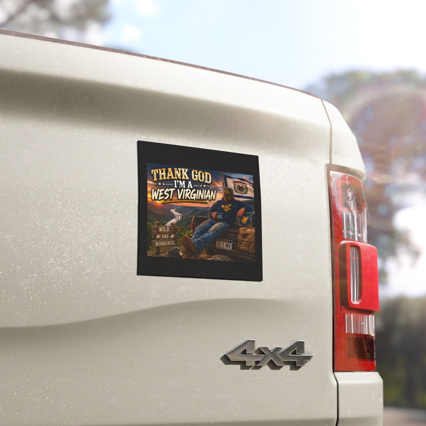Than Godim a West Virginian Car Magnets
