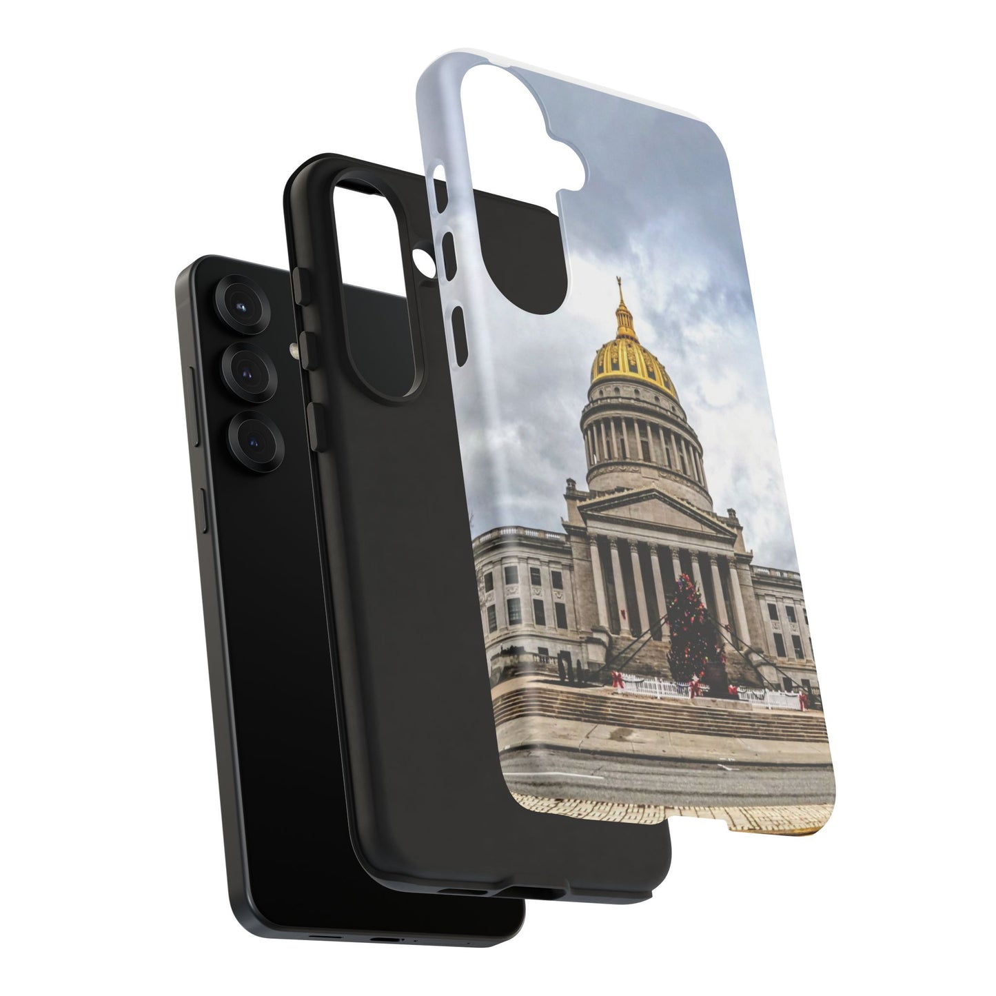 State Capitol Phone Case – Architectural Cityscape Protective Tough Case