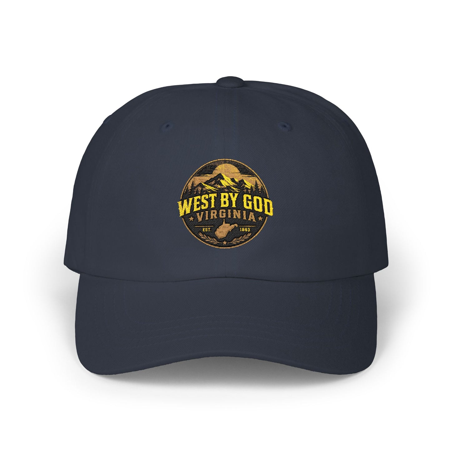 West By God Vintage Patch Dad Cap
