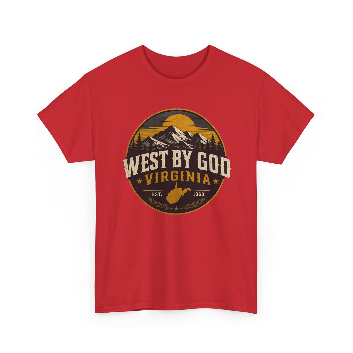 Virginia 'West By God' Mountain Graphic Tee