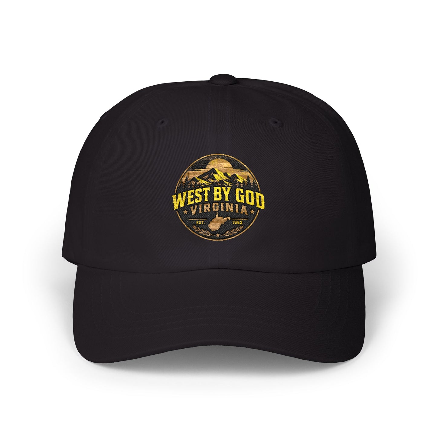 West By God Vintage Patch Dad Cap