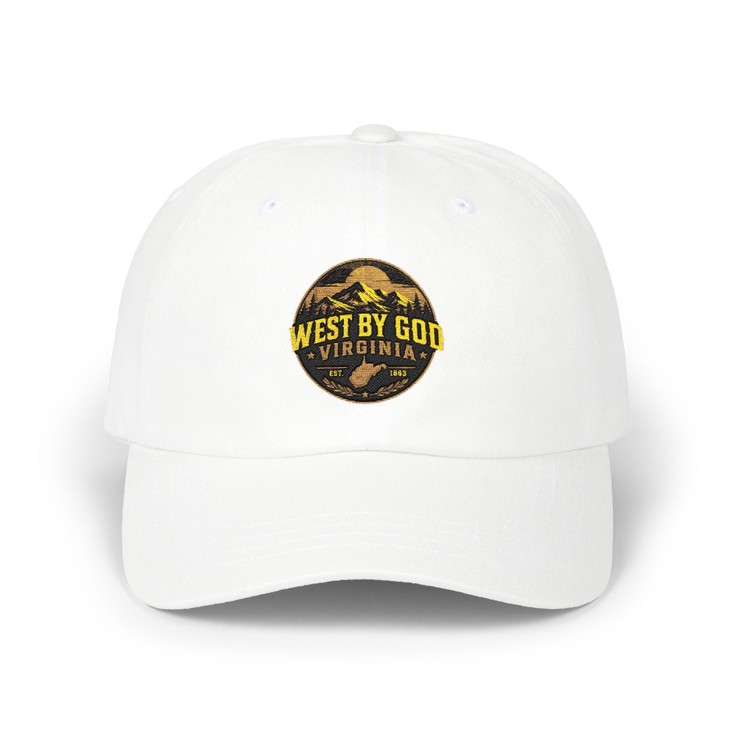 West By God Vintage Patch Dad Cap