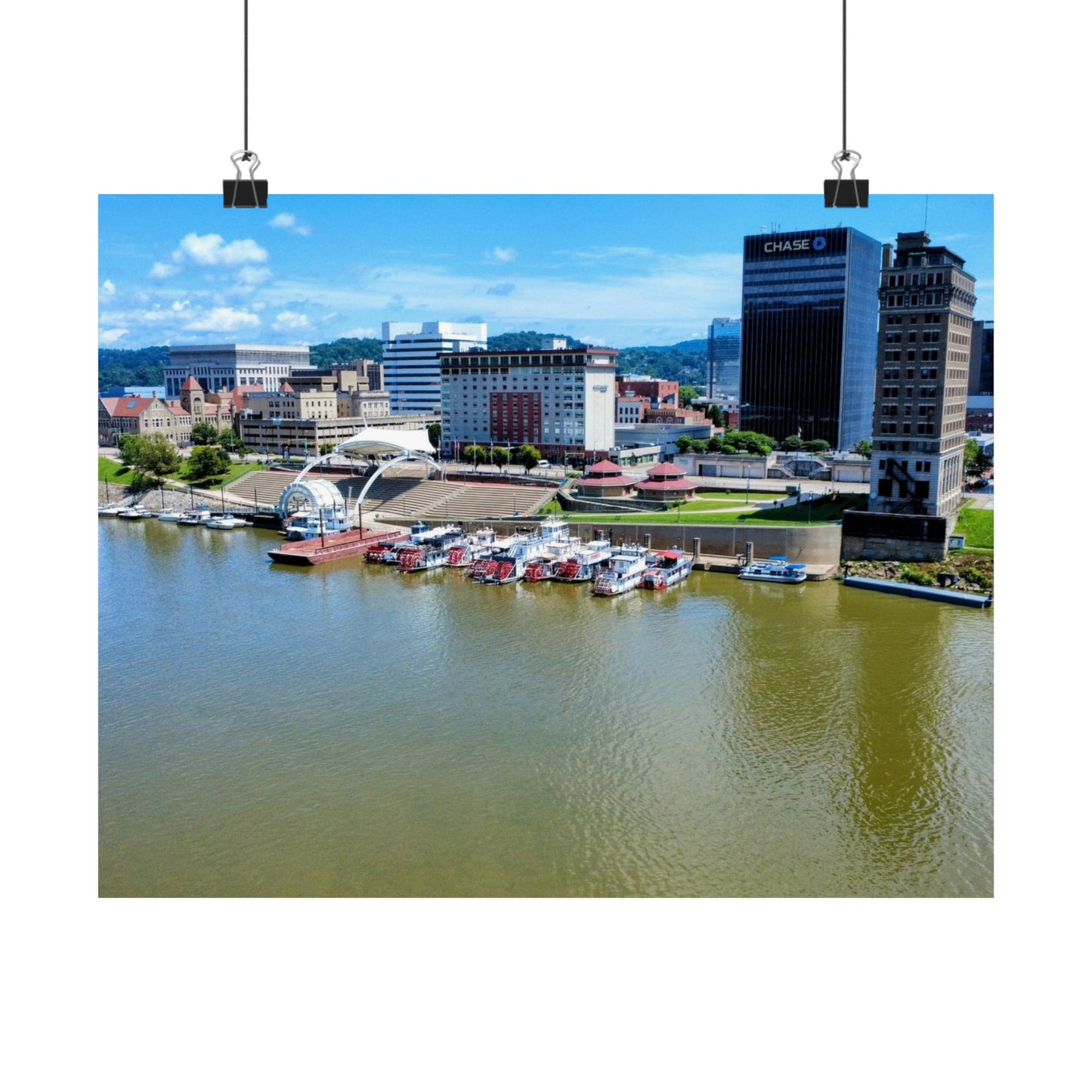 2025 West Virginia Sternwheel Regatta Matte Horizontal Poster