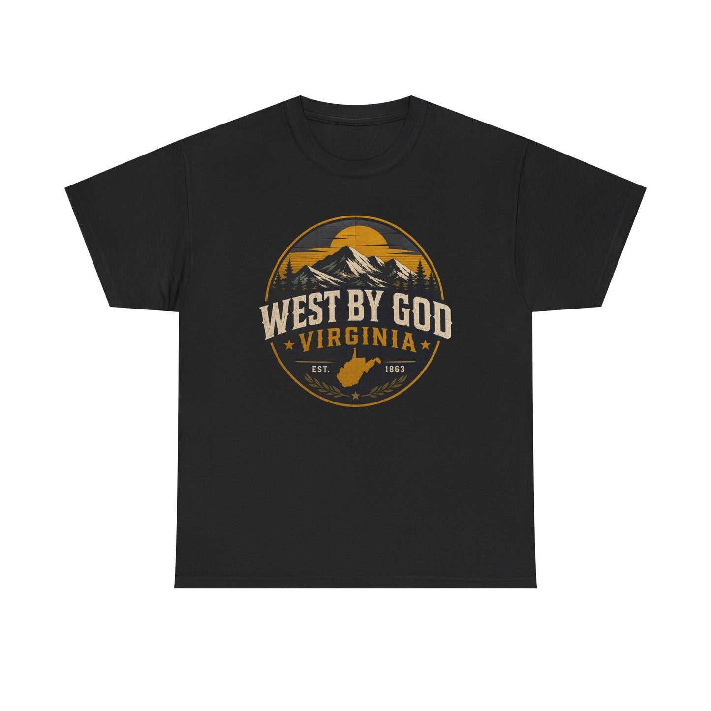 Virginia 'West By God' Mountain Graphic Tee
