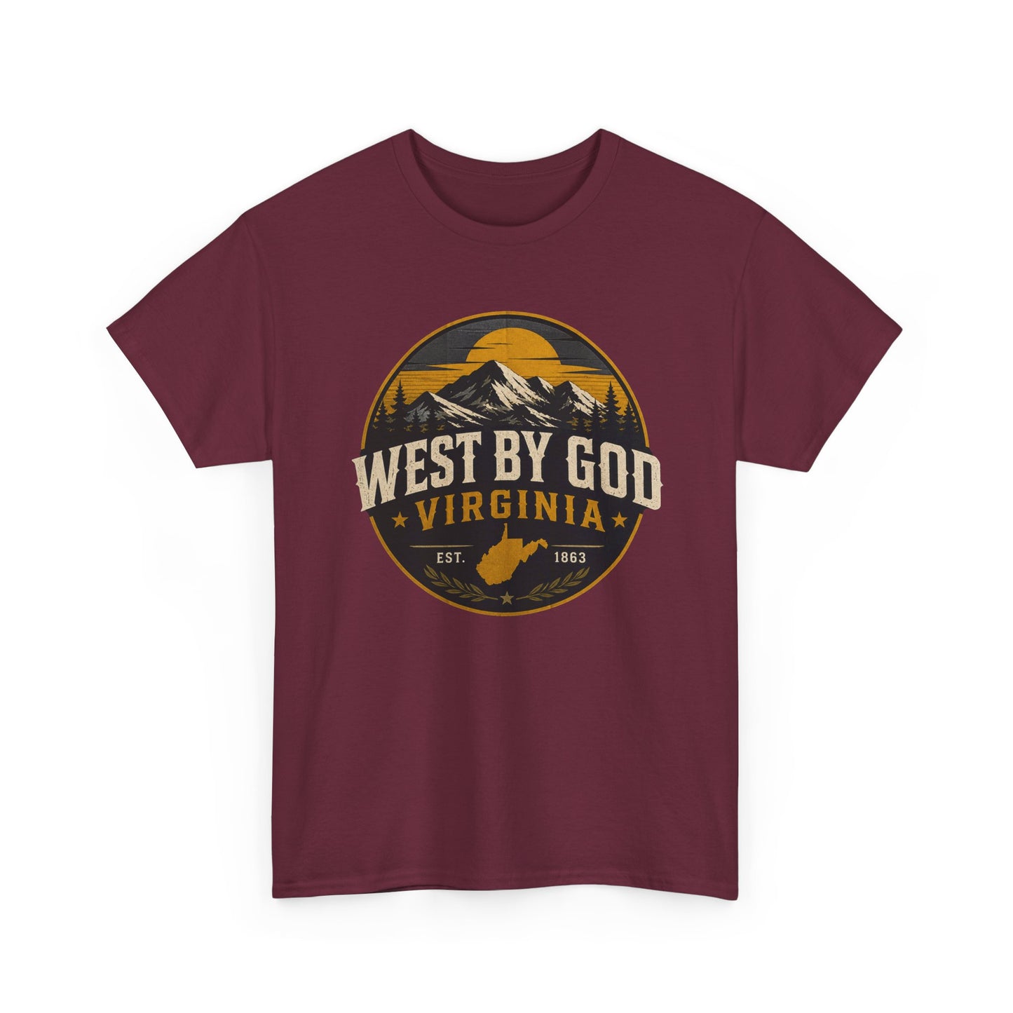 Virginia 'West By God' Mountain Graphic Tee