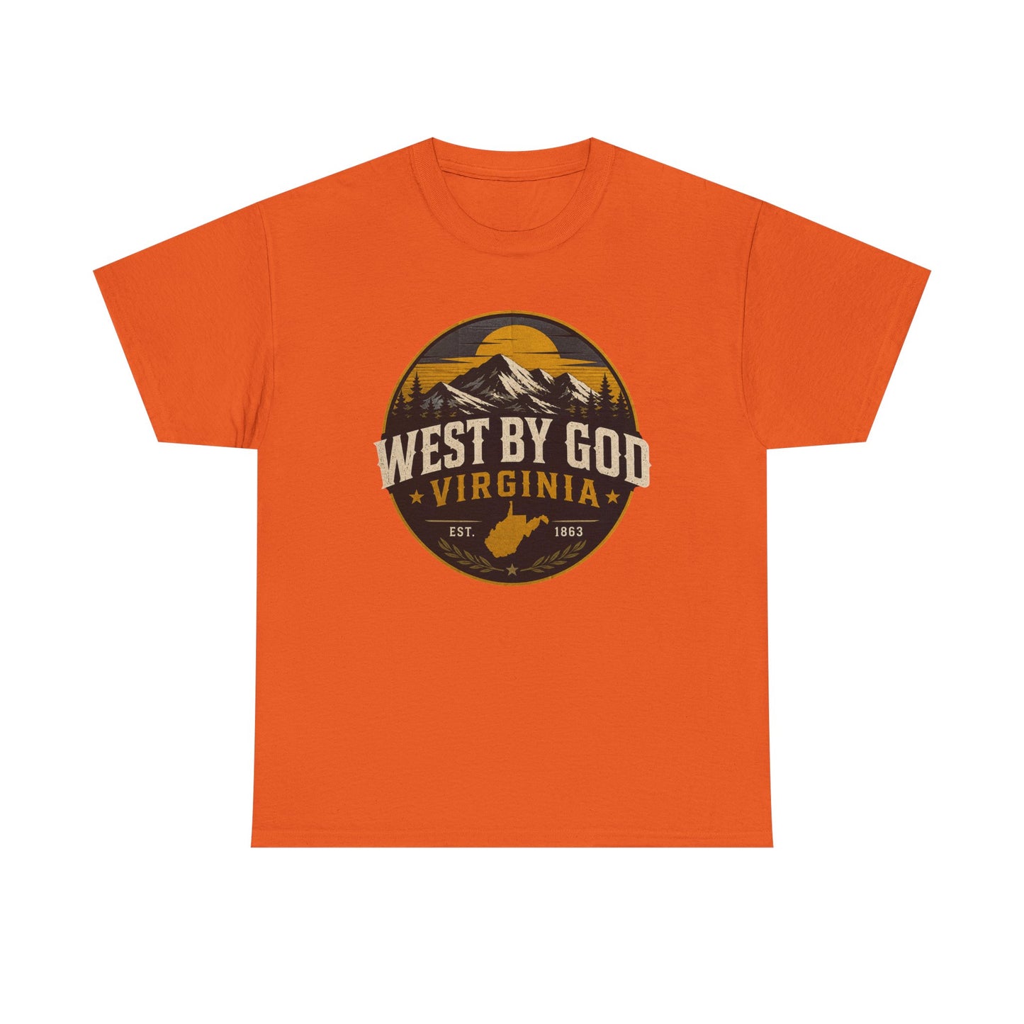 Virginia 'West By God' Mountain Graphic Tee
