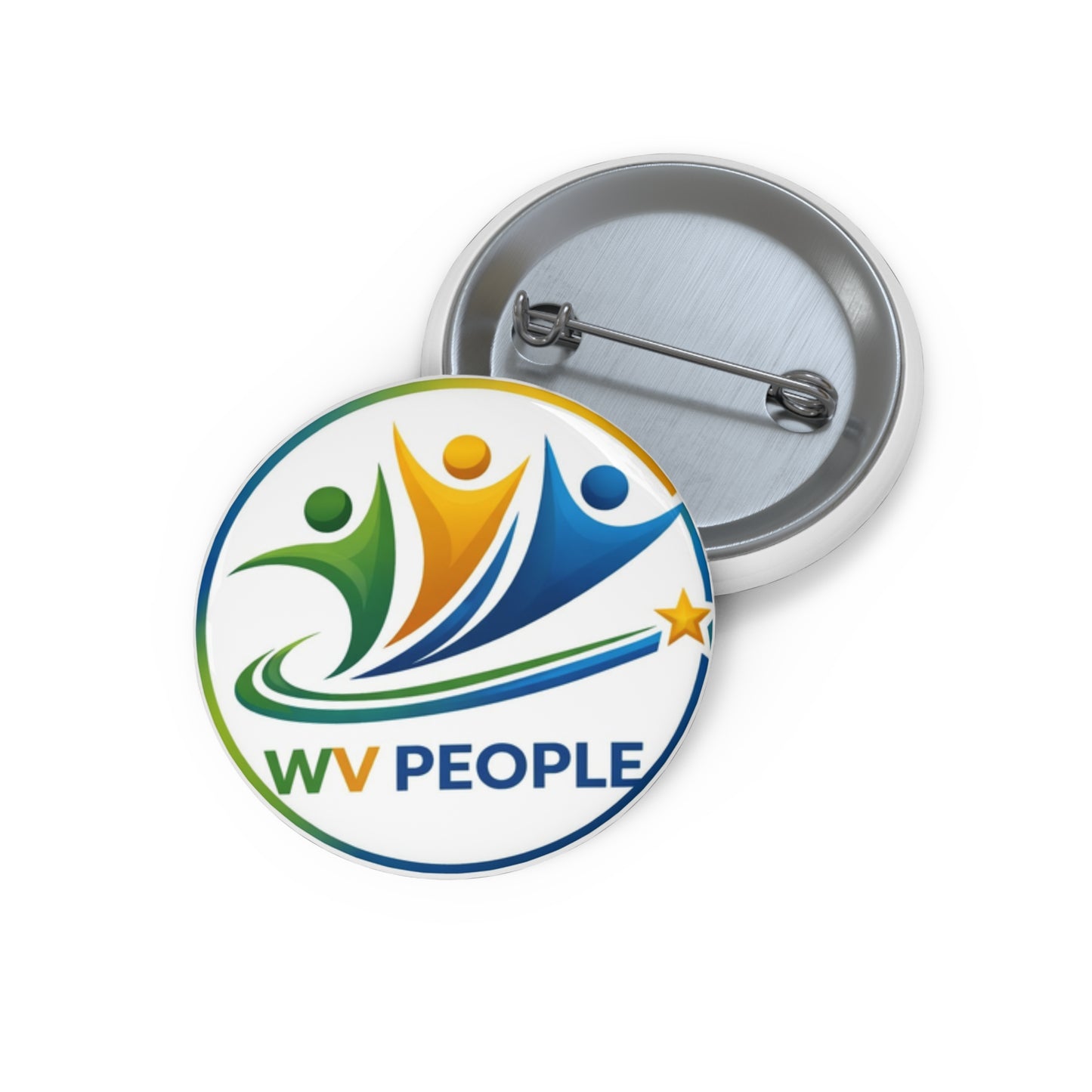 Pin Button — Custom Logo Campaign Buttons for Events & Branding