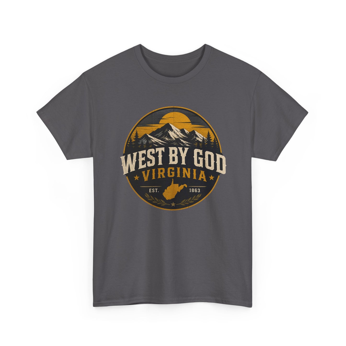 Virginia 'West By God' Mountain Graphic Tee