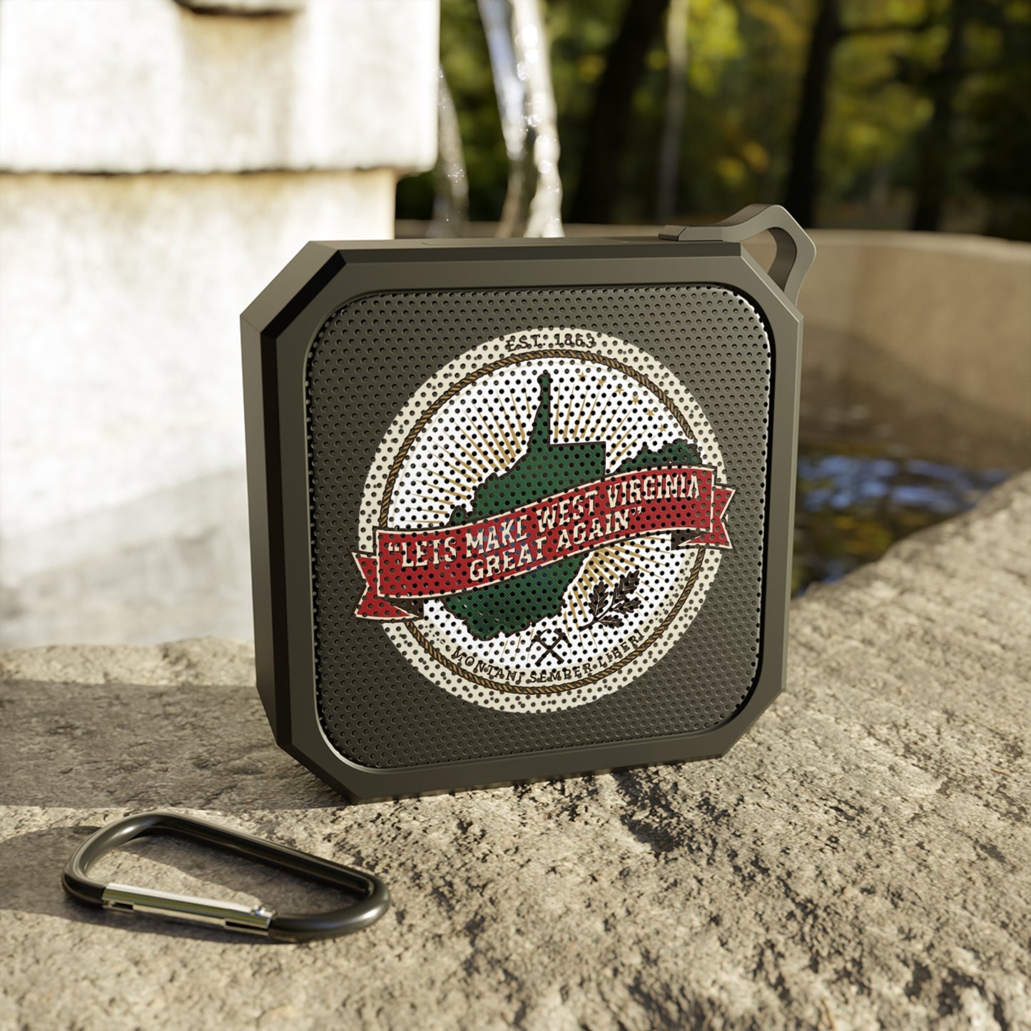 West Virginia Bluetooth Speaker — "Let's Make West Virginia Great Again"