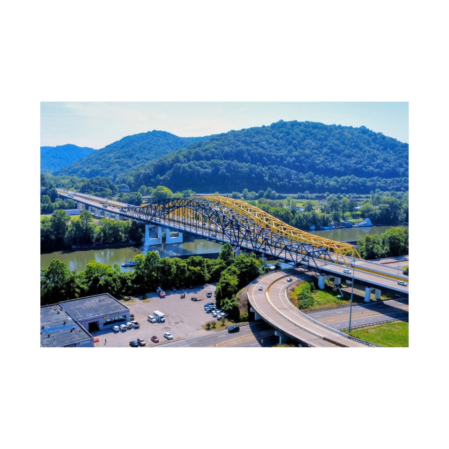 Chuck Yeager Memorial Bridge Poster — Matte Horizontal Print