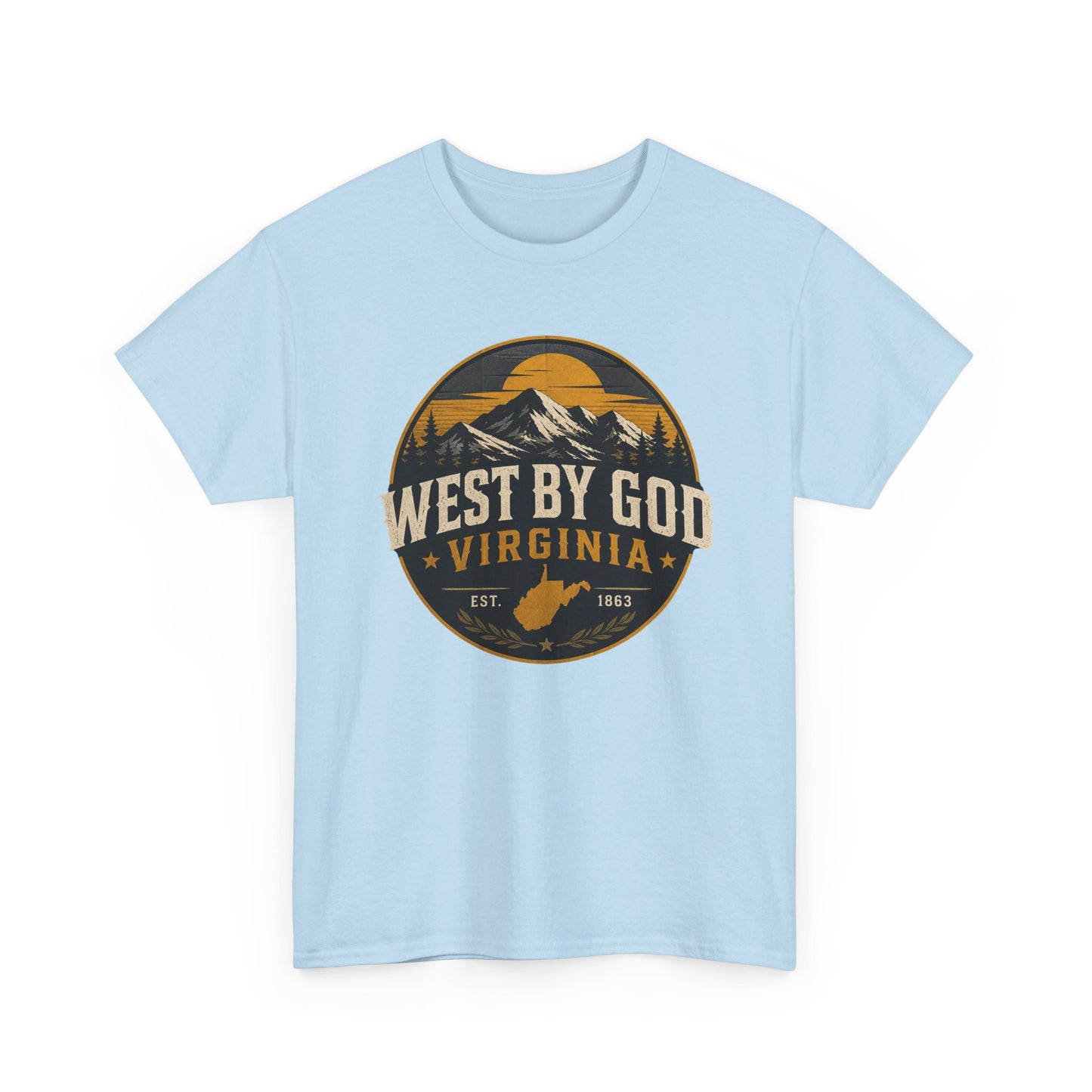 Virginia 'West By God' Mountain Graphic Tee