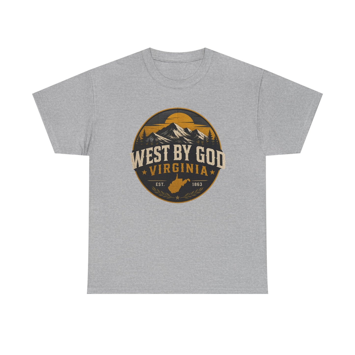 Virginia 'West By God' Mountain Graphic Tee