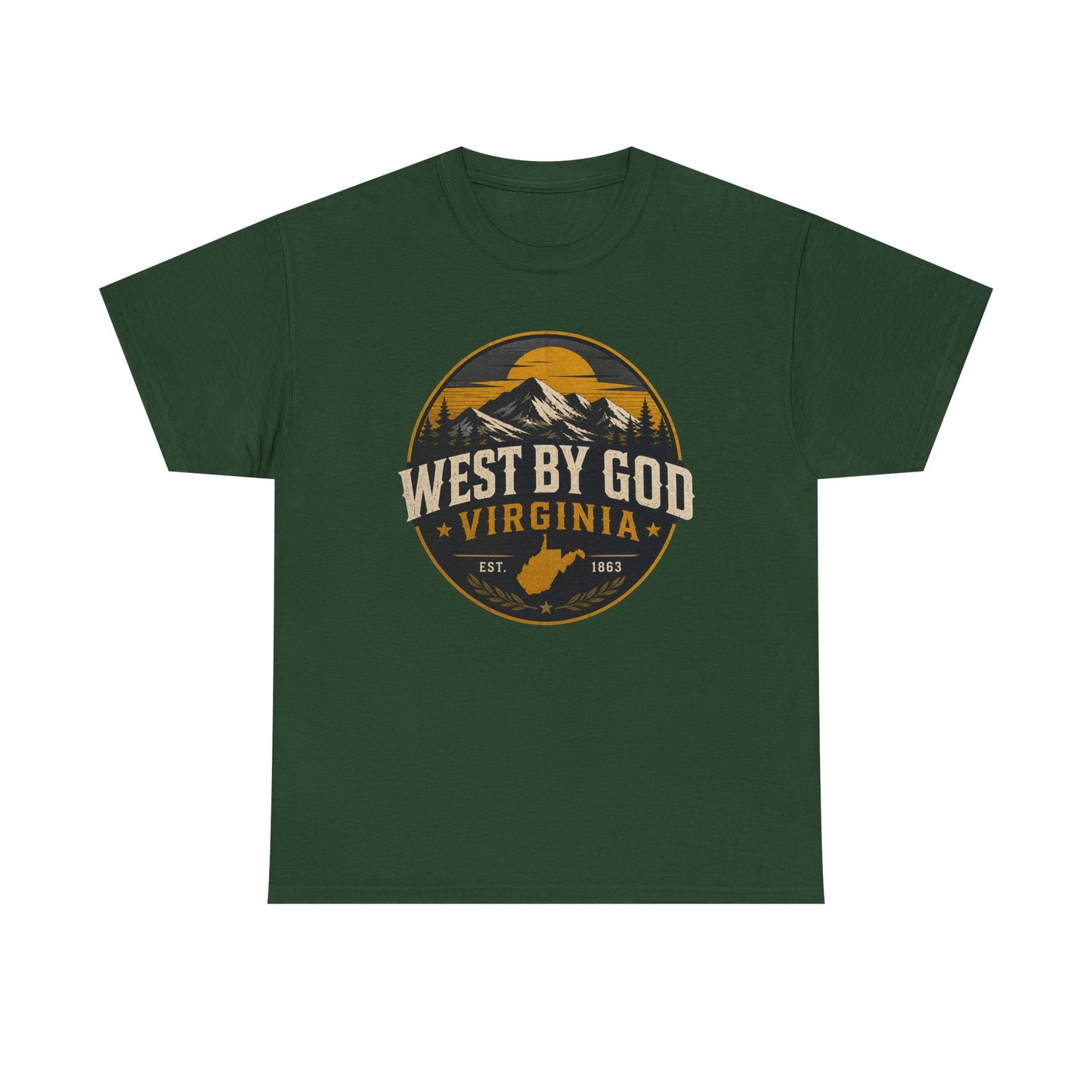 Virginia 'West By God' Mountain Graphic Tee