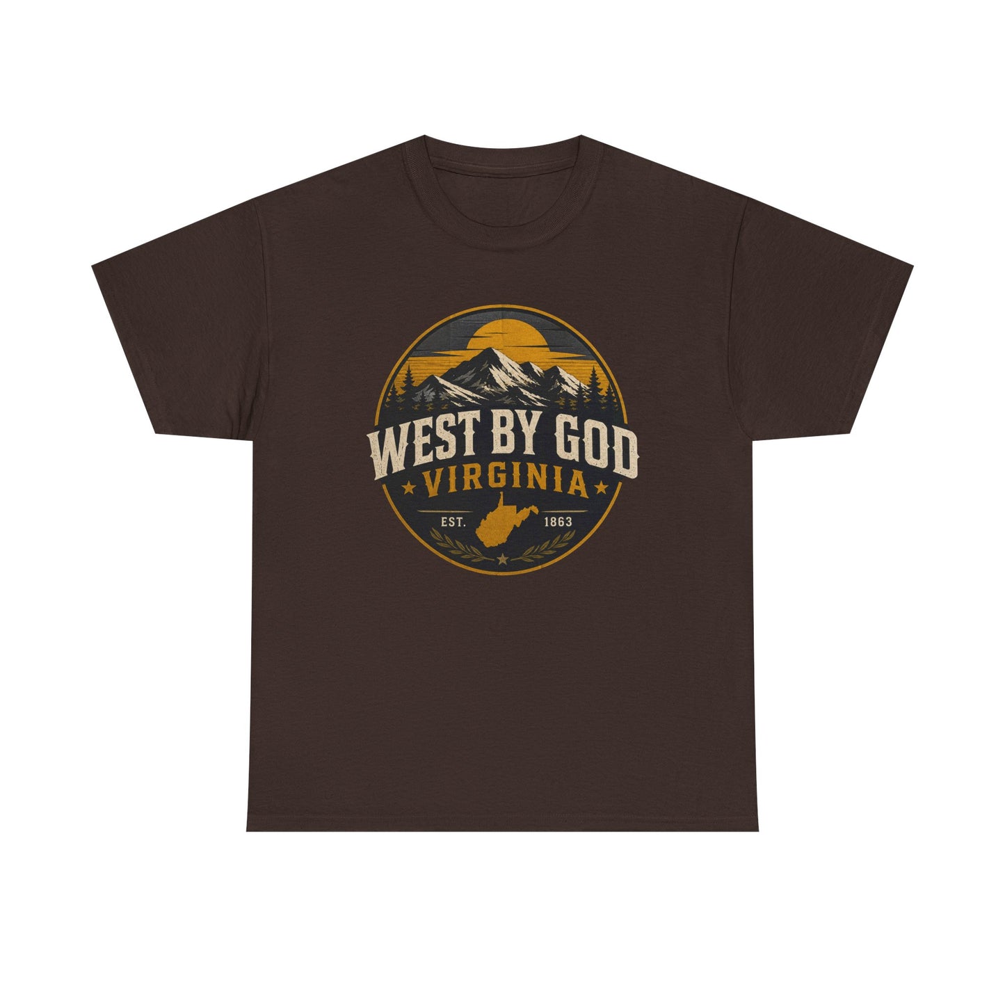 Virginia 'West By God' Mountain Graphic Tee