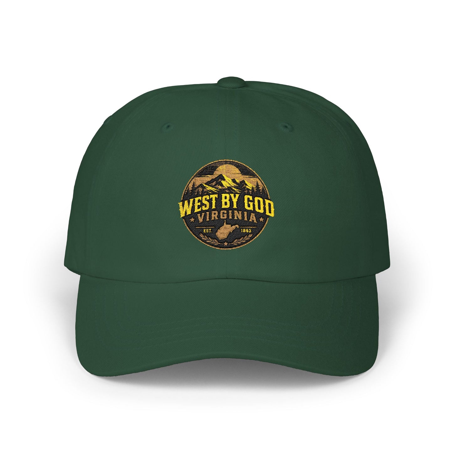 West By God Vintage Patch Dad Cap