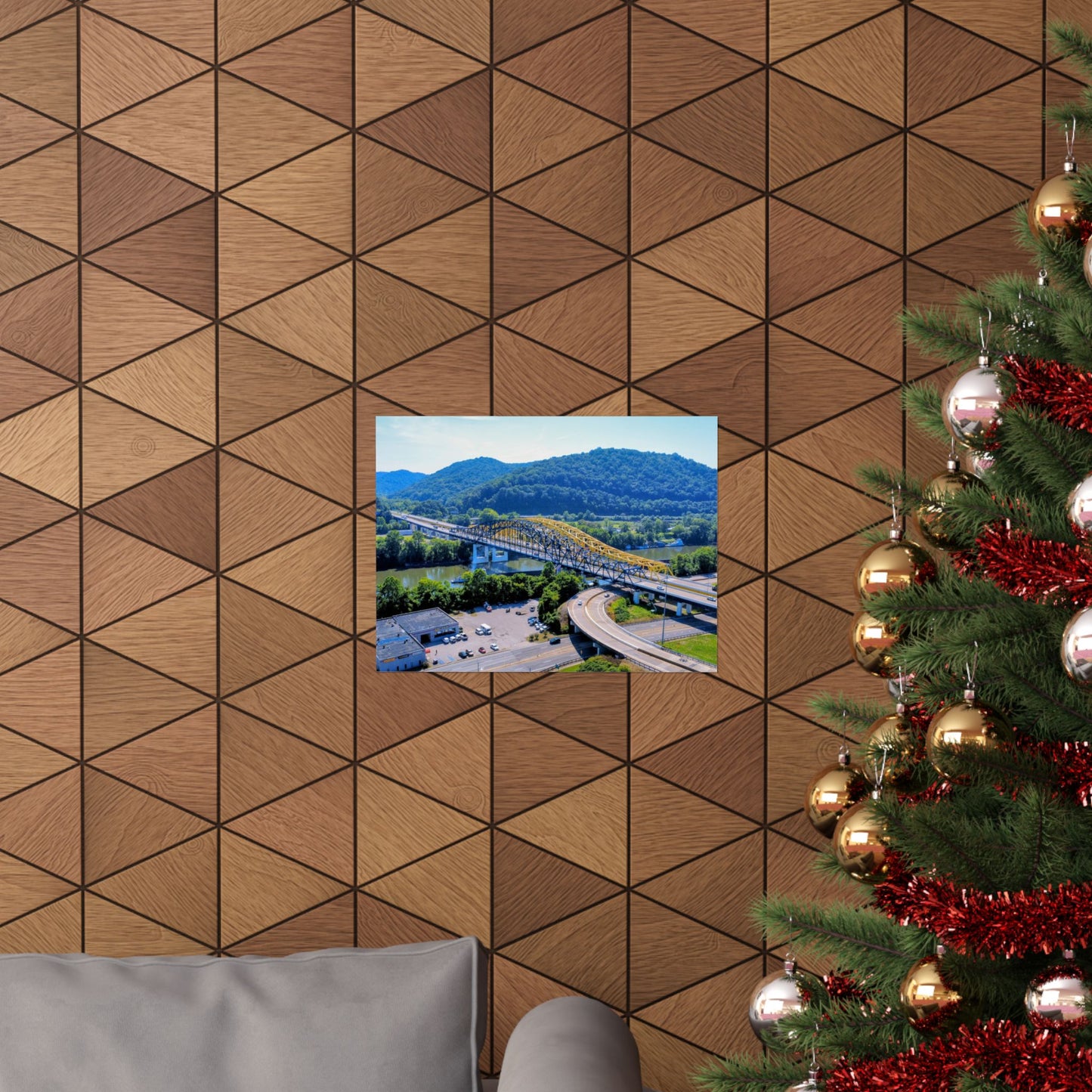 Chuck Yeager Memorial Bridge Poster — Matte Horizontal Print