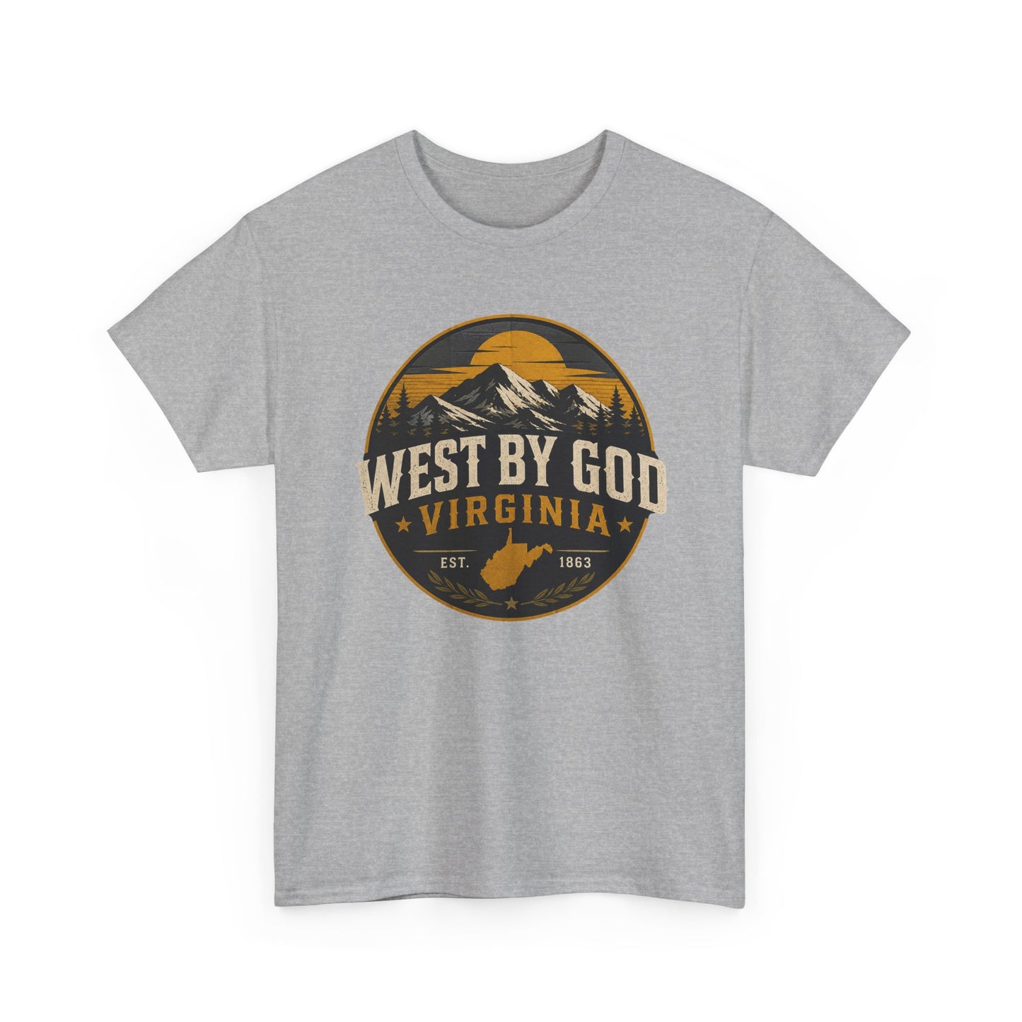 Virginia 'West By God' Mountain Graphic Tee