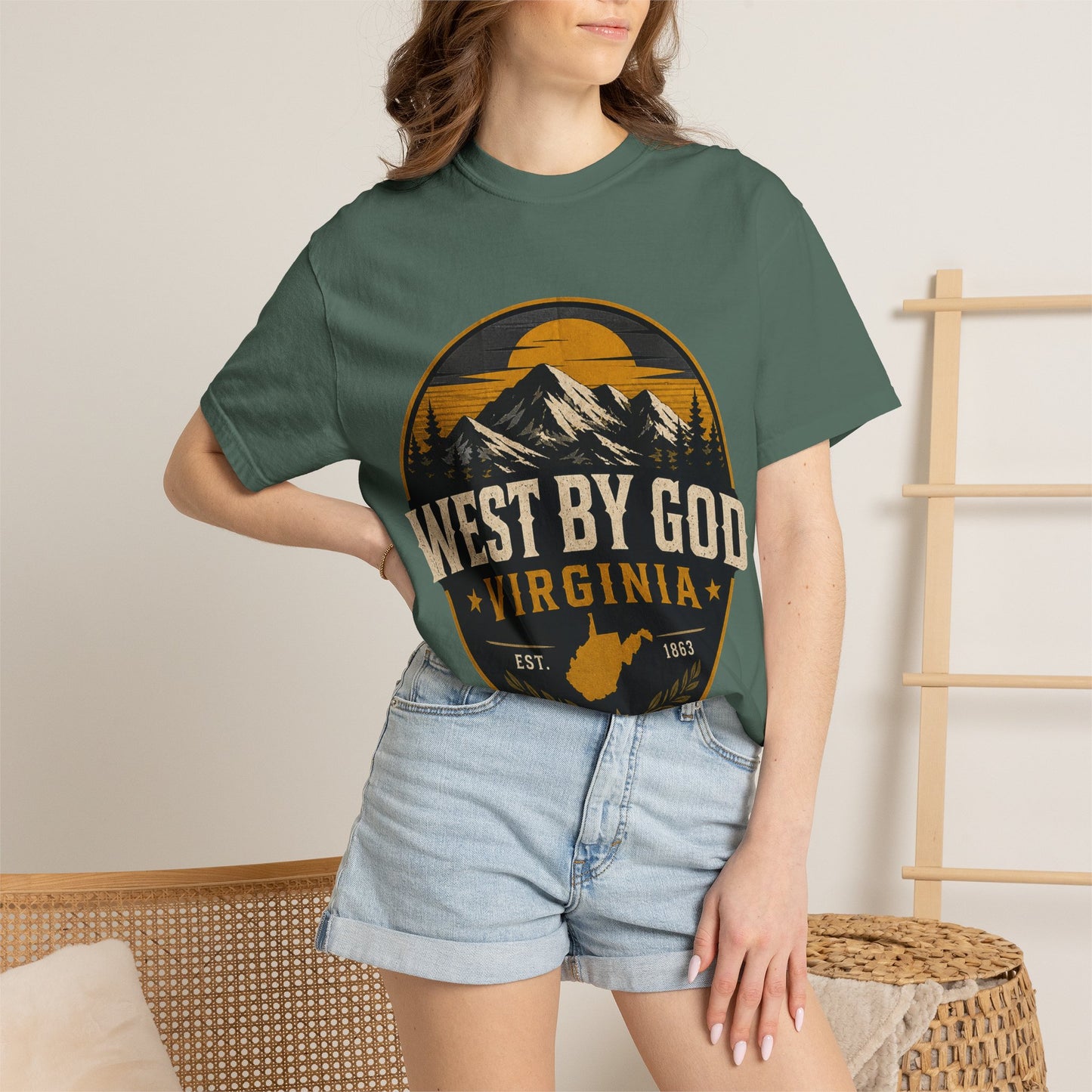 West By God Virginia Mountain T-Shirt