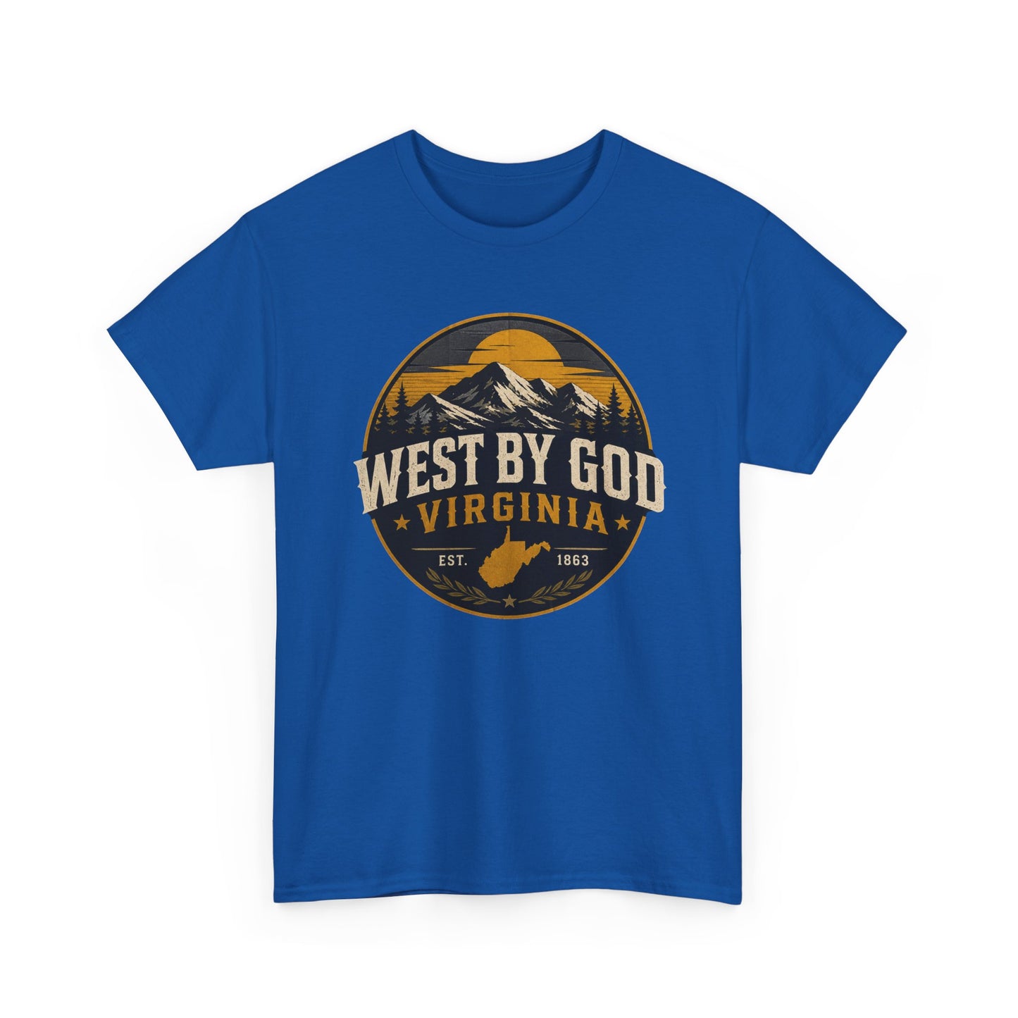 Virginia 'West By God' Mountain Graphic Tee