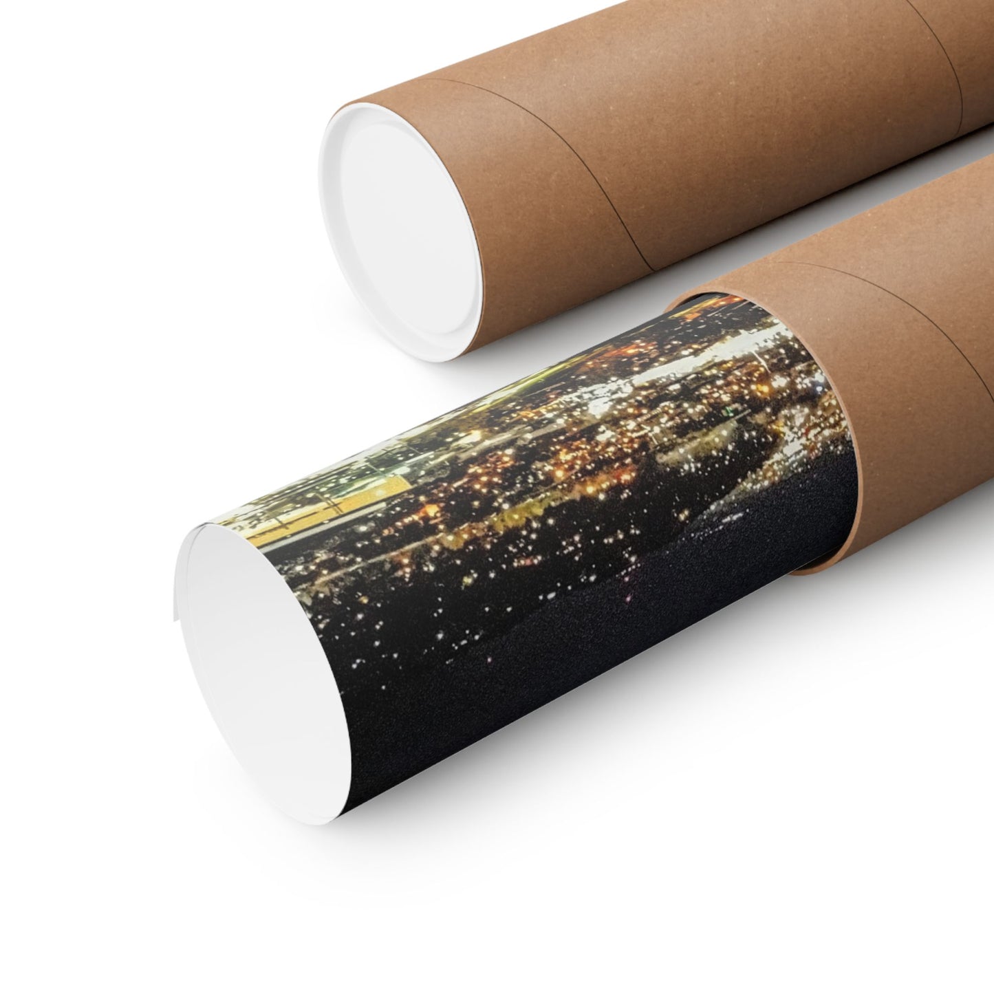 South Charleston Night Photo Matte Poster