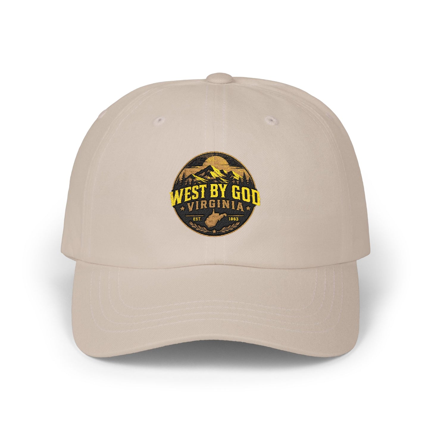 West By God Vintage Patch Dad Cap