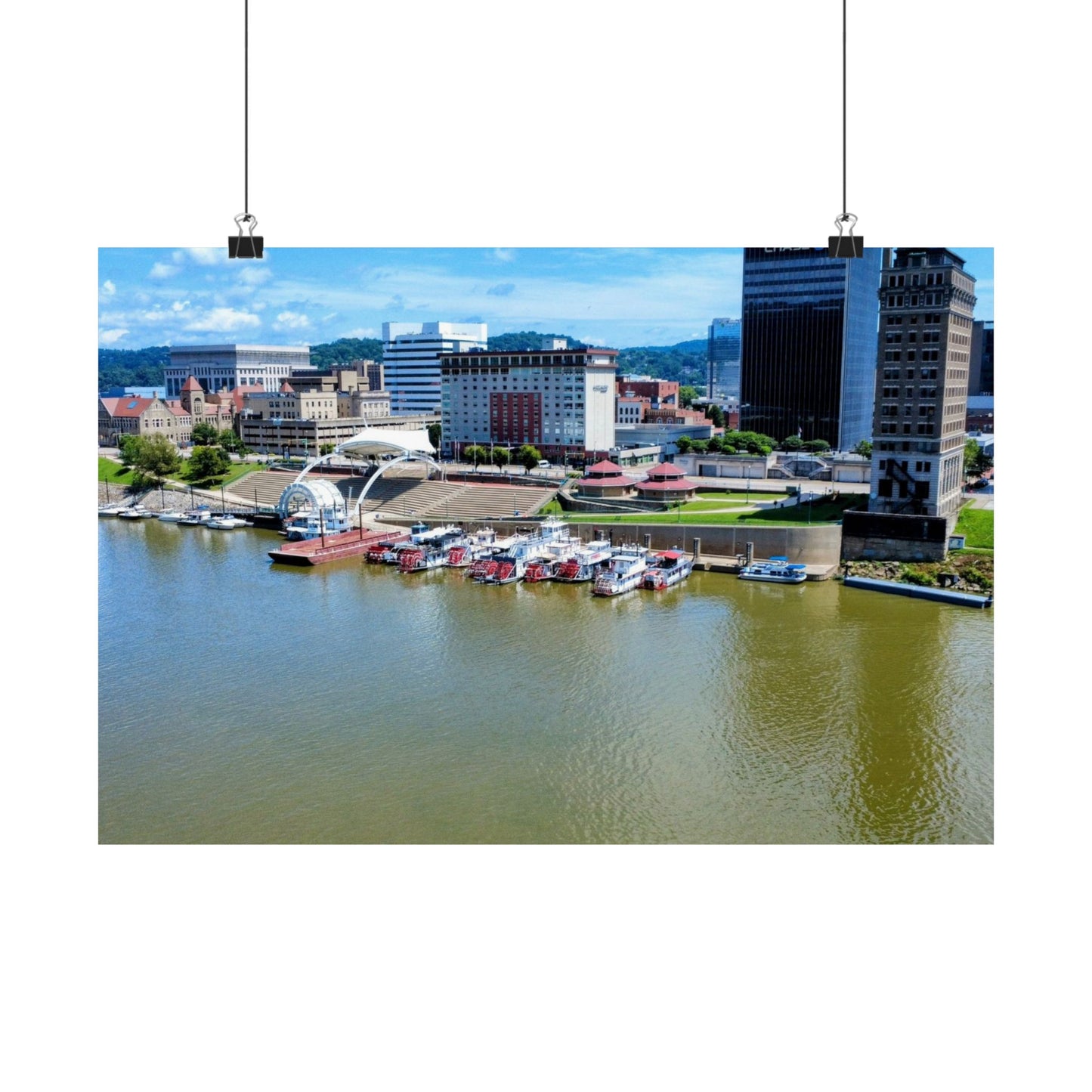 2025 West Virginia Sternwheel Regatta Matte Horizontal Poster