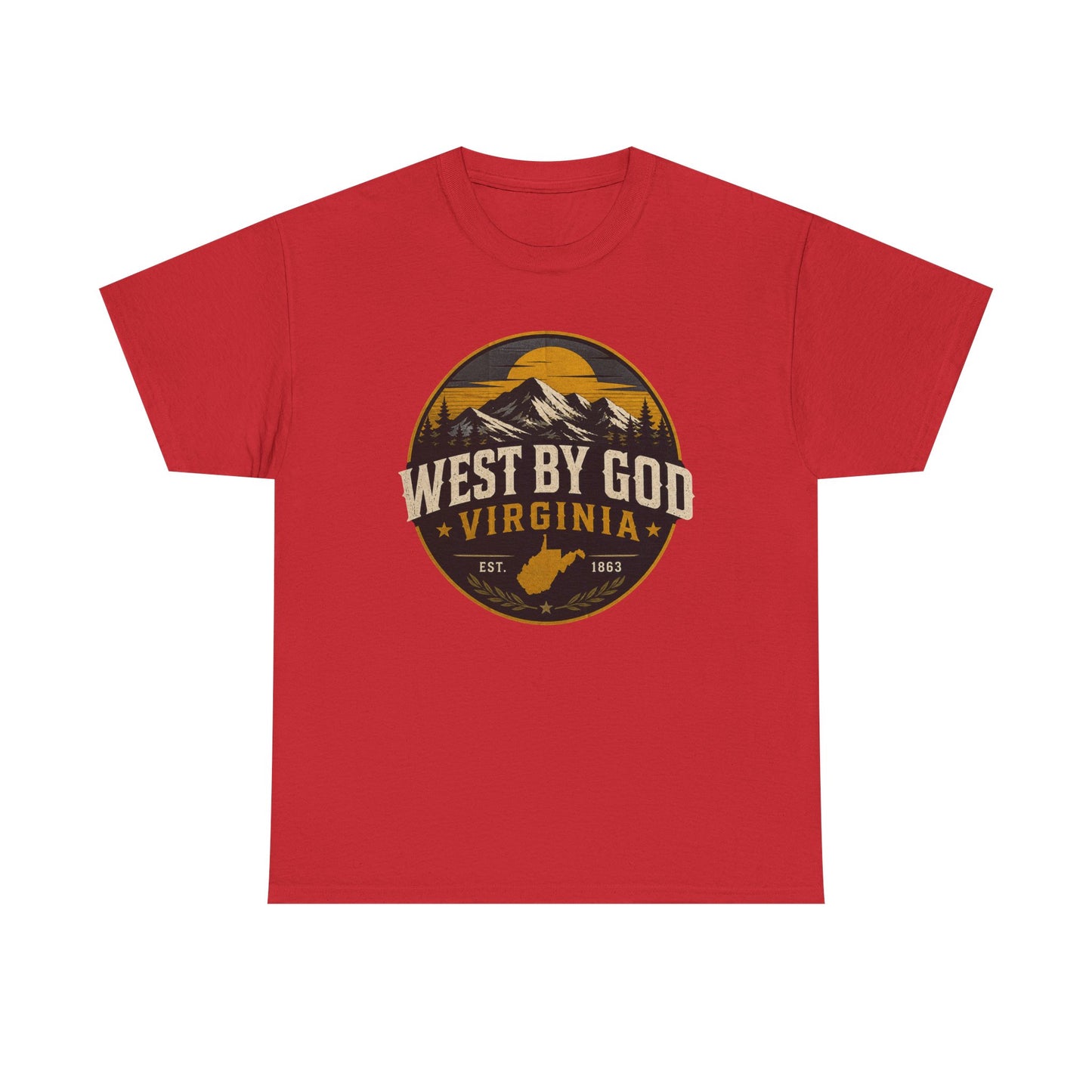 Virginia 'West By God' Mountain Graphic Tee