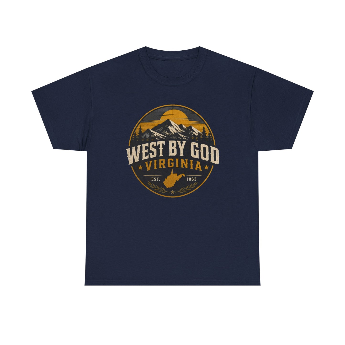 Virginia 'West By God' Mountain Graphic Tee