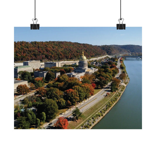Charleston State Capitol Building Matte Horizontal Posters
