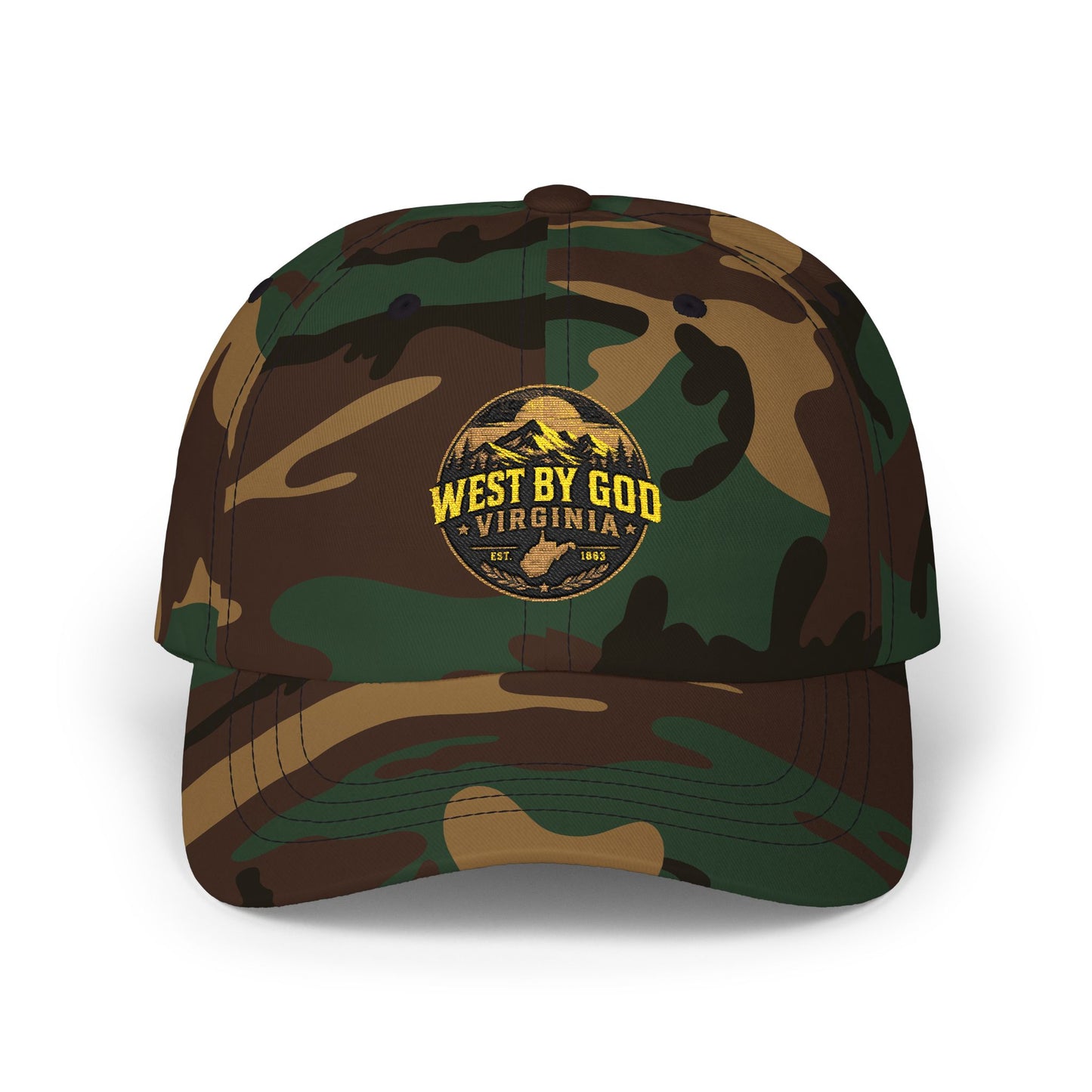 West By God Vintage Patch Dad Cap