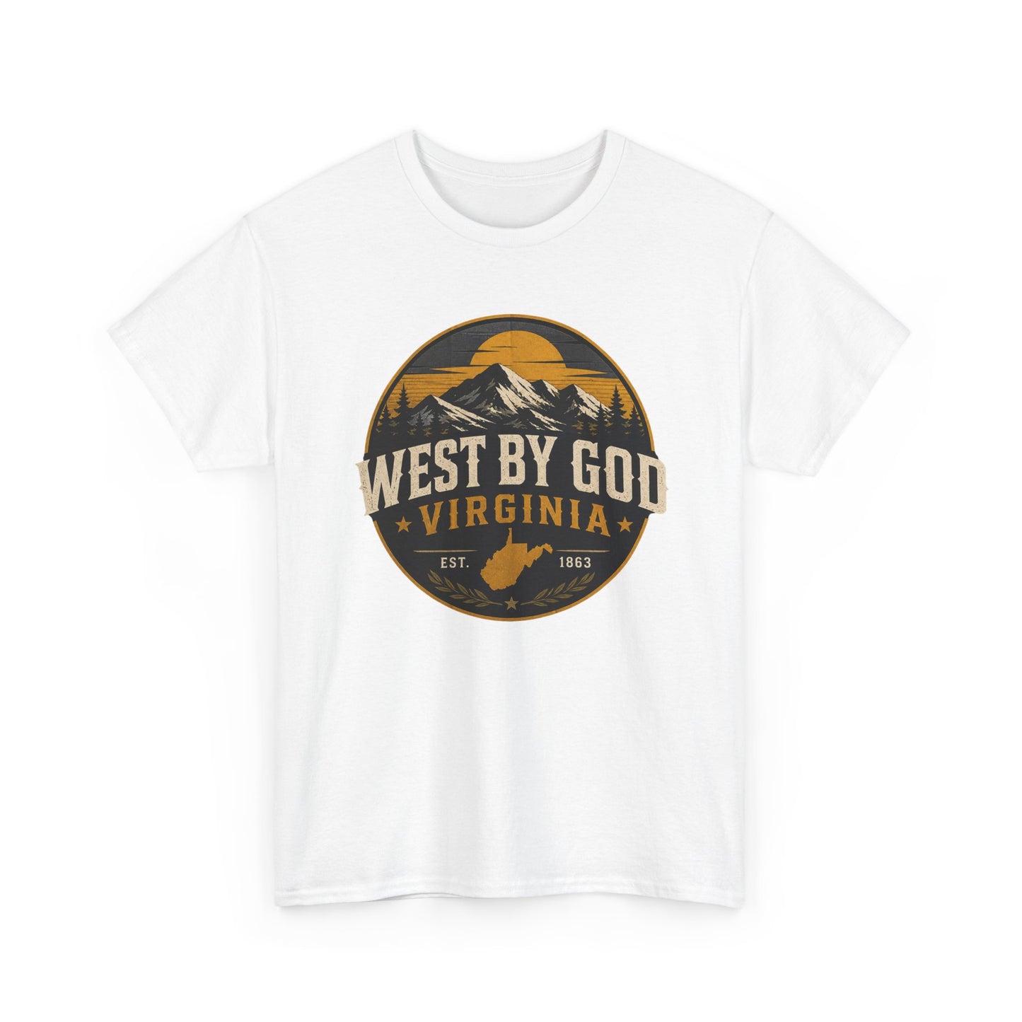 Virginia 'West By God' Mountain Graphic Tee