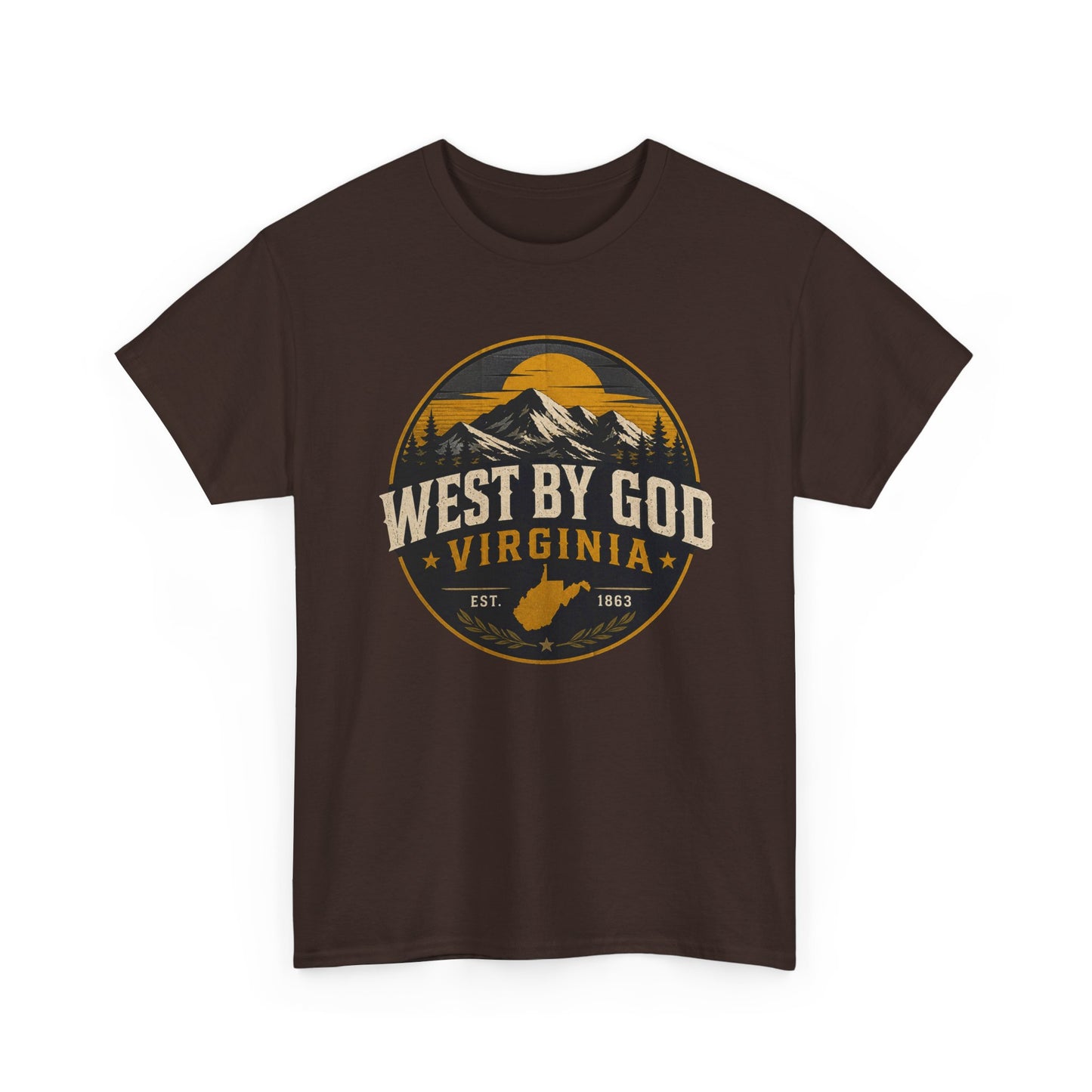 Virginia 'West By God' Mountain Graphic Tee