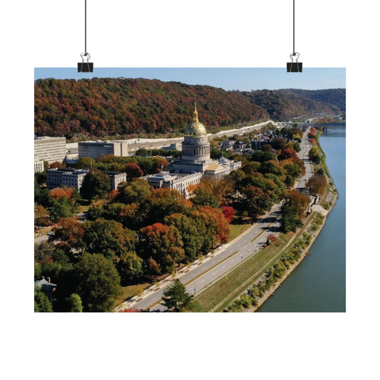 Charleston State Capitol Building Matte Horizontal Posters