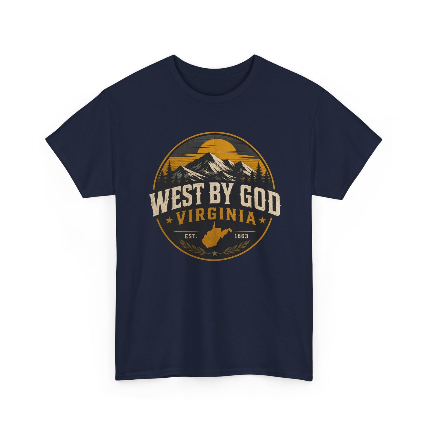 Virginia 'West By God' Mountain Graphic Tee