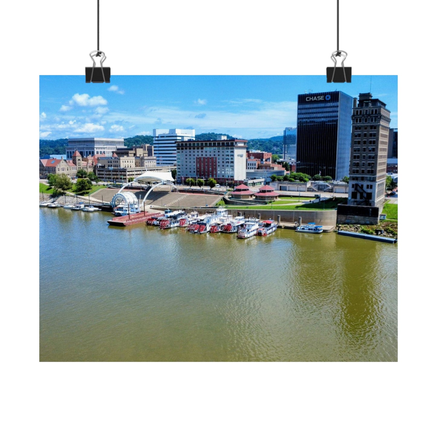 2025 West Virginia Sternwheel Regatta Matte Horizontal Poster