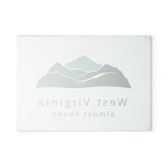 West Virginia Glass Cutting Board — State Map Kitchen Board