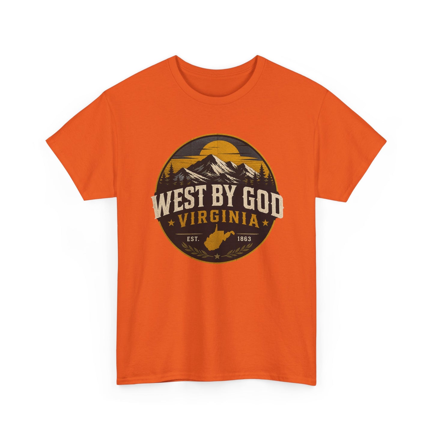 Virginia 'West By God' Mountain Graphic Tee