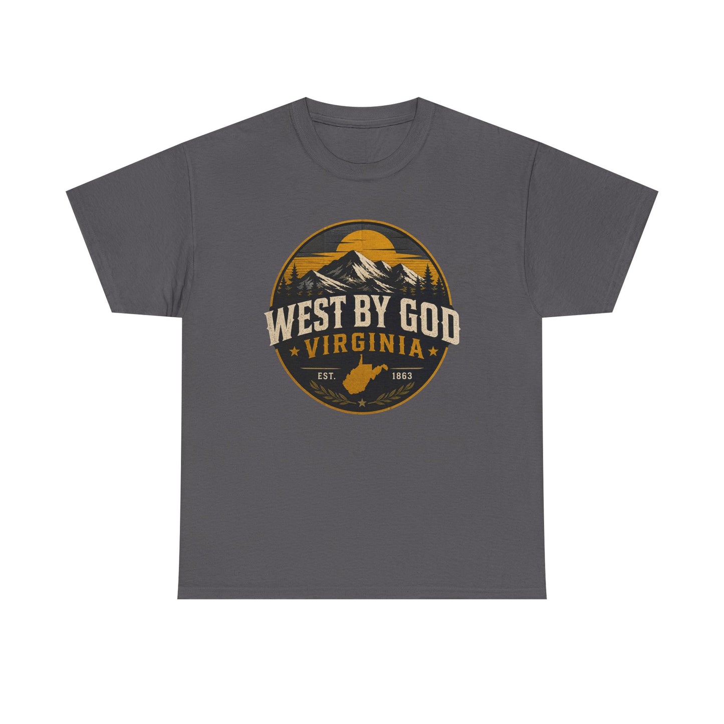 Virginia 'West By God' Mountain Graphic Tee