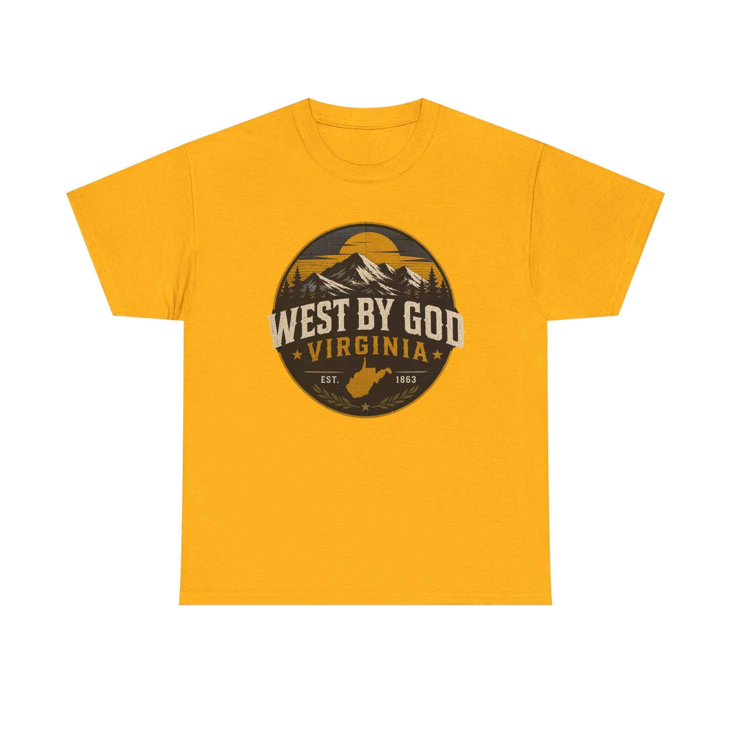 Virginia 'West By God' Mountain Graphic Tee