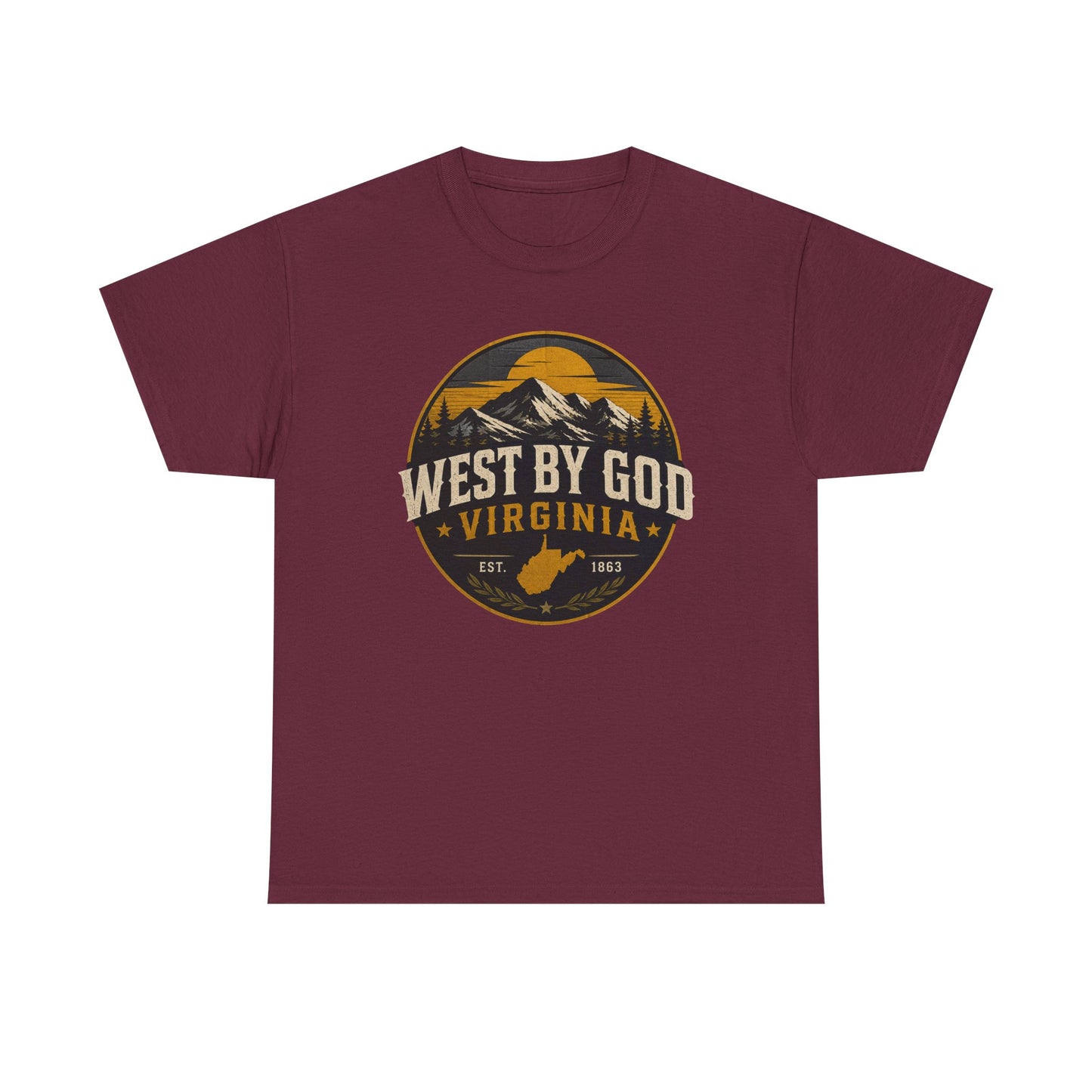 Virginia 'West By God' Mountain Graphic Tee