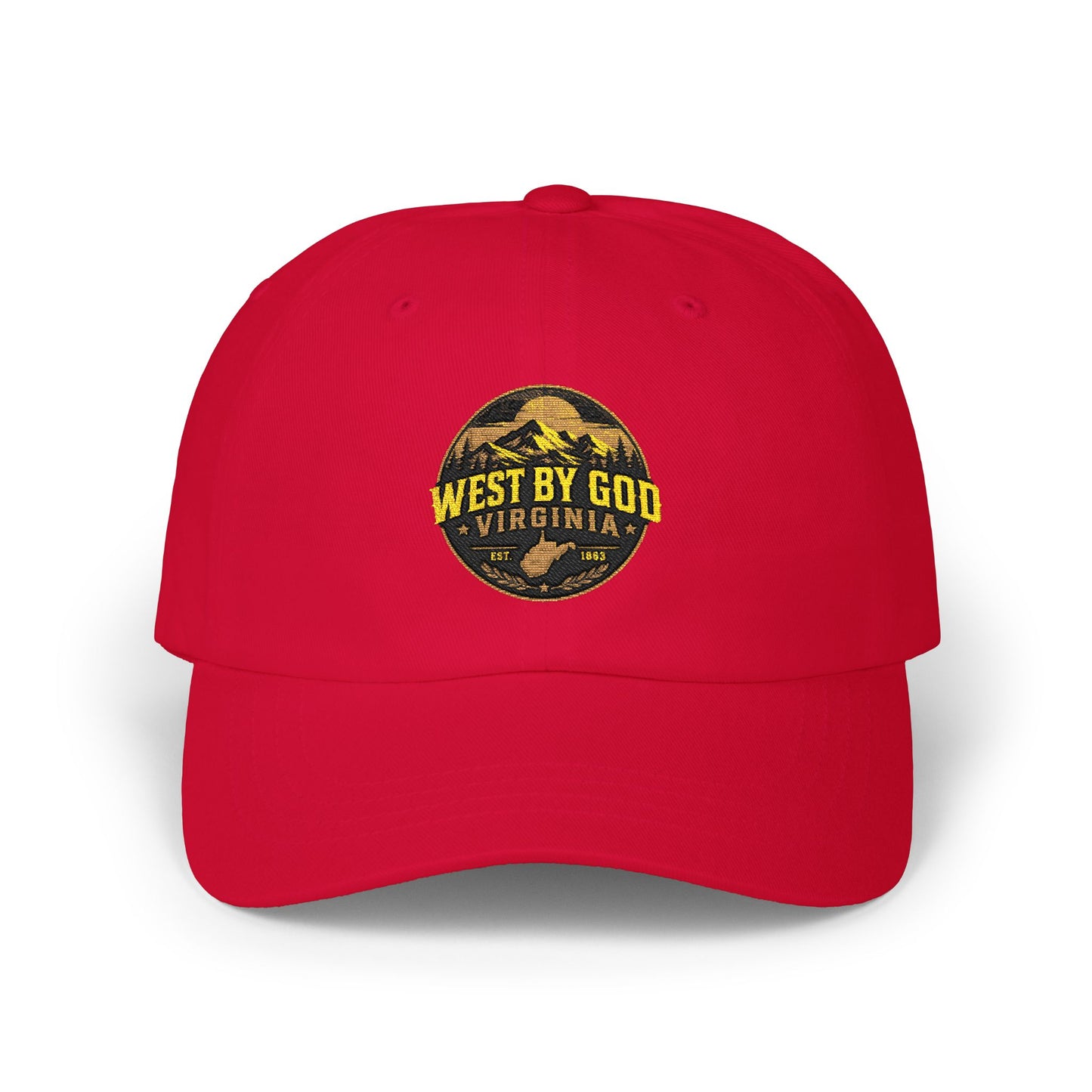 West By God Vintage Patch Dad Cap