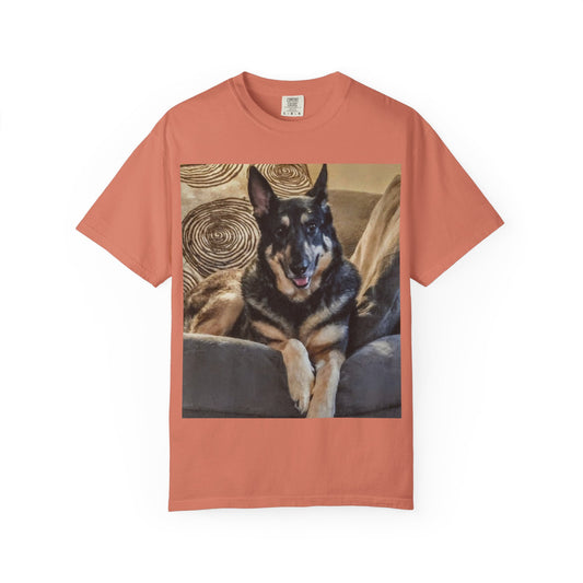 German Shepherd Photo T-Shirt — Cozy Pet Portrait Tee