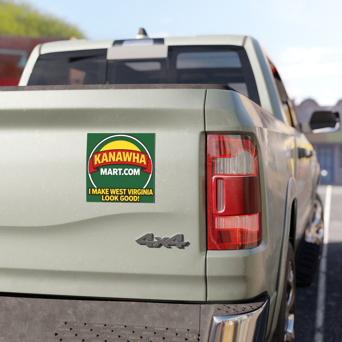 KanawhaMart.com Car Magnet — "I Make West Virginia Look Good!"