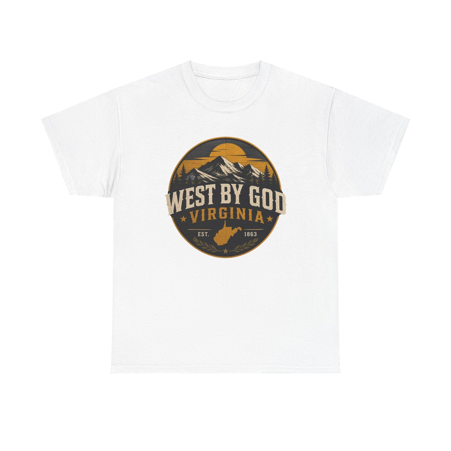 Virginia 'West By God' Mountain Graphic Tee