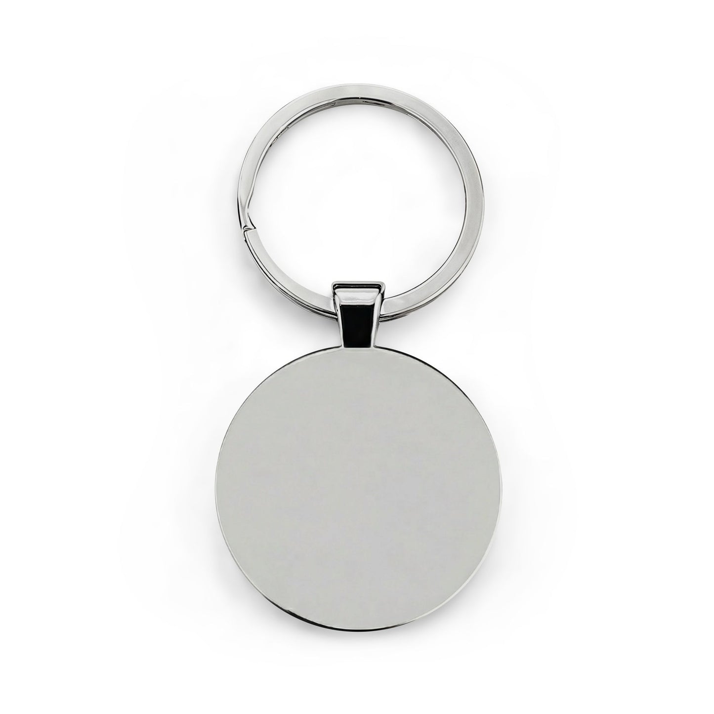 Round Stainless Steel Keychain — 'Life in West Virginia' Scenic Souvenir