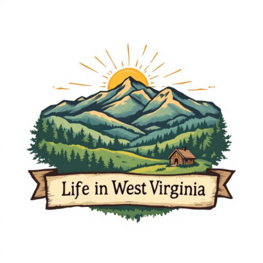 Life in West Virginia Sticker